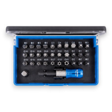 Набор бит с держателем KING TONY 1/4″ TORX, HEX, PZ, PH, SLOT, 32 предмета (1032CQ)