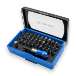 Набор бит с держателем KING TONY 1/4″ TORX, HEX, PZ, PH, SLOT, 32 предмета (1032CQ) – Фото №2