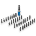 Набор бит с держателем KING TONY 1/4″ TORX, HEX, PZ, PH, SLOT, 32 предмета (1032CQ) – Фото №3