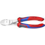 Кусачки боковые (бокорезы) особой мощности, Ø3,8мм, 180мм KNIPEX хромированные (74 05 180) – Фото №1