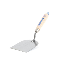 Кельма стальная, прямоугольная сварная 80 мм, ручка буковая лакированная Kubala (1013)