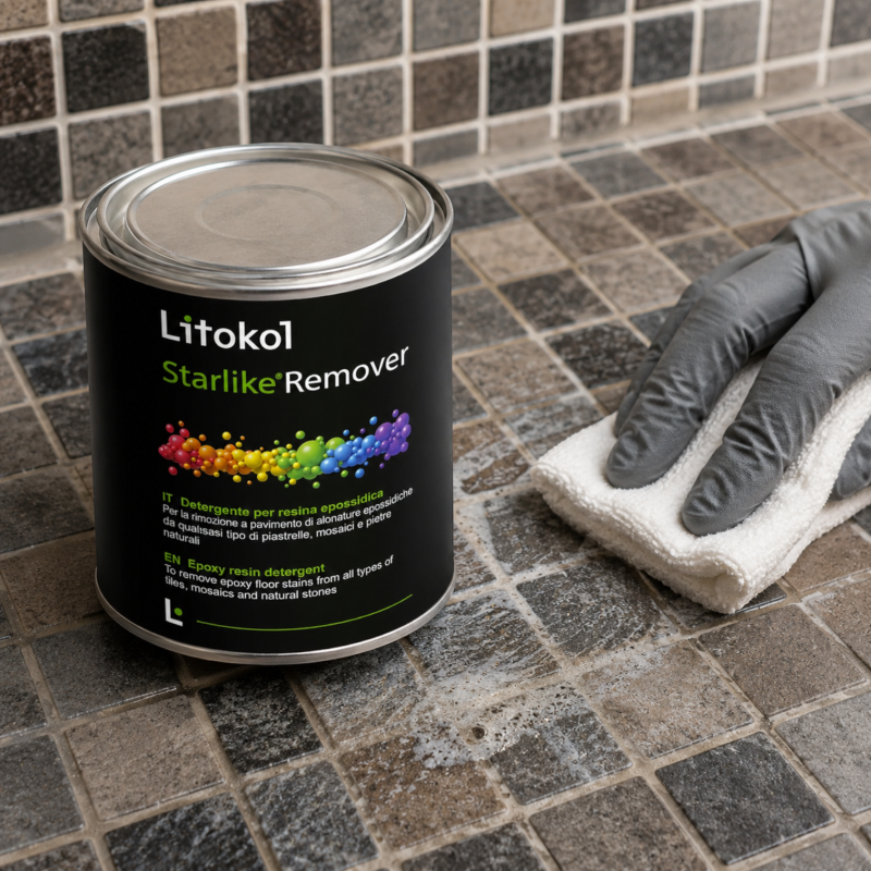 Очиститель затвердевших эпоксидных остатков и смол Litokol Starlike Remover 750 мл (STRRMV0750)