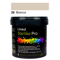 Эпоксидная гелевая затирка Litokol Starlike Pro 26 Bianco di Spagna 5 кг (STPROBSP0005)