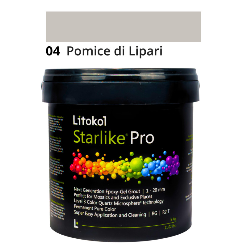 Эпоксидная гелевая затирка Litokol Starlike Pro 04 Pomice di Lipari 5 кг (STPROPLP0005)