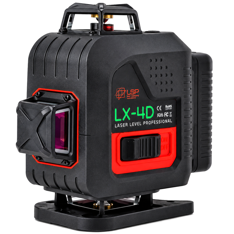 Рівень лазерний LSP LX-4D Pro Max Osram  з АКБ - 2шт + З/П (LSPLX-4D Pro)