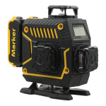 Лазерный уровень MARKER 4D 360 MAX + штатив и цифровая лазерная рулетка (MAX-3499) – Фото №3