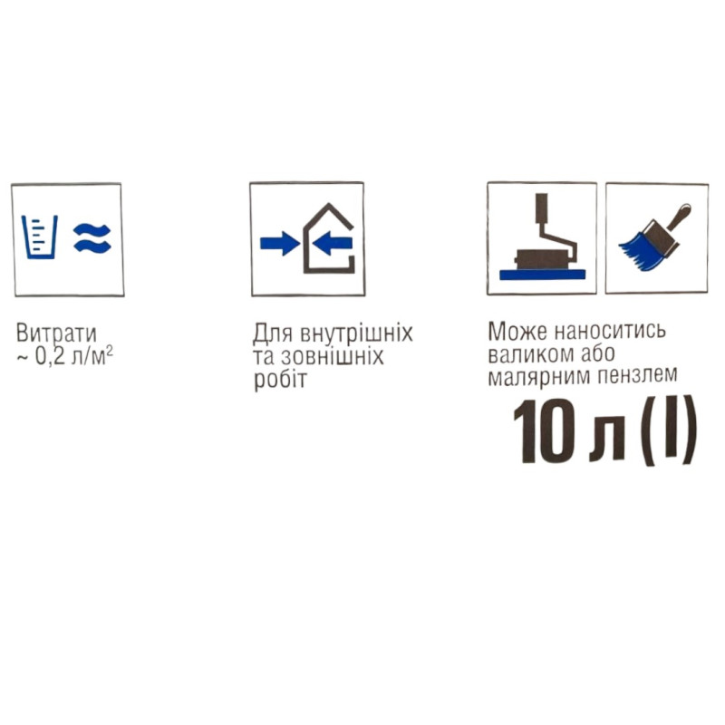 Грунтовка для впитывающих оснований MC-Bauchemie D4, 10 л (D4-10)