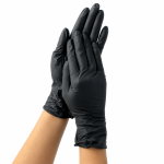 Перчатки нитриловые Mercator Nitrylex Black неопудренные, р.L, 1шт (Nitrylex-L) – Фото №9