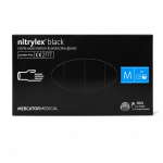 Перчатки нитриловые Mercator Nitrylex Black неопудренные, р.M, 1шт (Nitrylex-M) – Фото №5