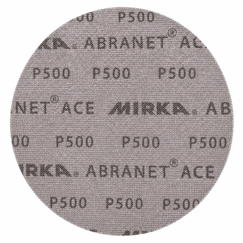Шлифовальный круг Mirka Abranet сетка Ø150мм P500, 1шт (5424105051-1)
