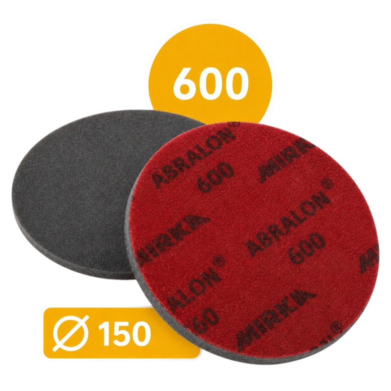 Круг шліфувальний Mirka Abralon, 150 мм, P600, 1 шт (8A24102061N-1)