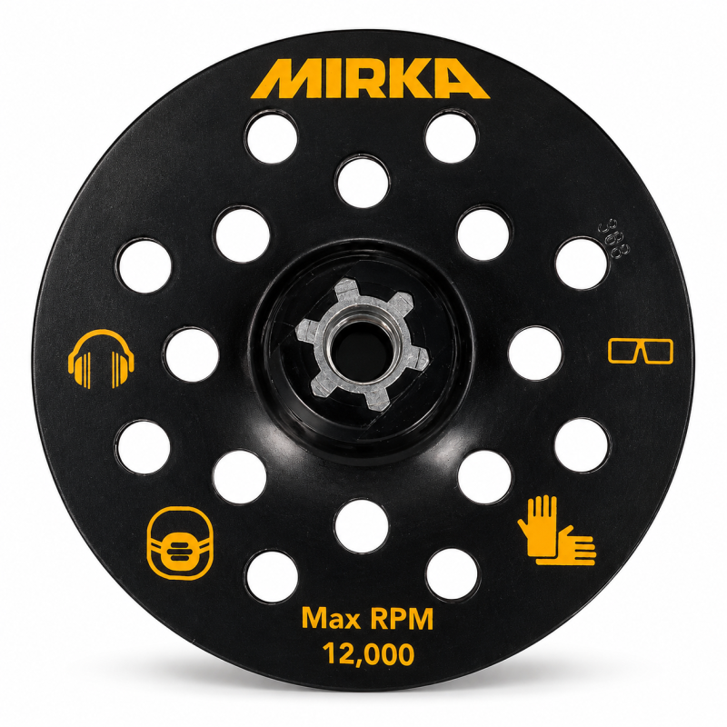 Полировальная платформа Mirka жёсткая Ø125мм, 17H, M14 (9190153001)