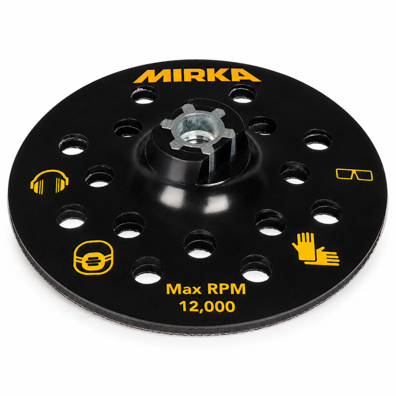 Полировальная платформа Mirka жёсткая Ø125мм, 17H, M14 (9190153001)