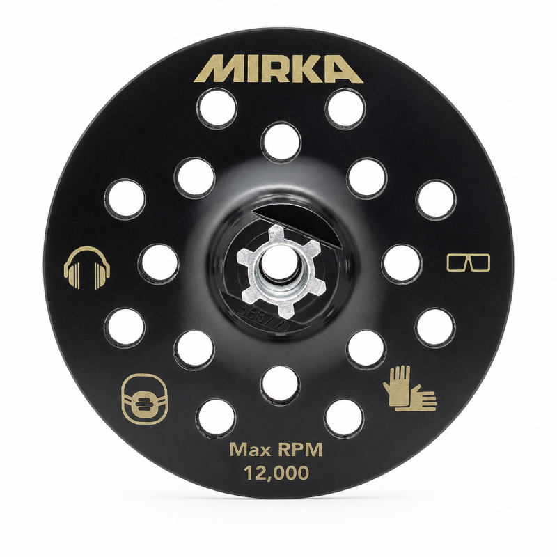 Полировальная платформа Mirka жёсткая Ø125мм, 17H, M14 (9190153001)