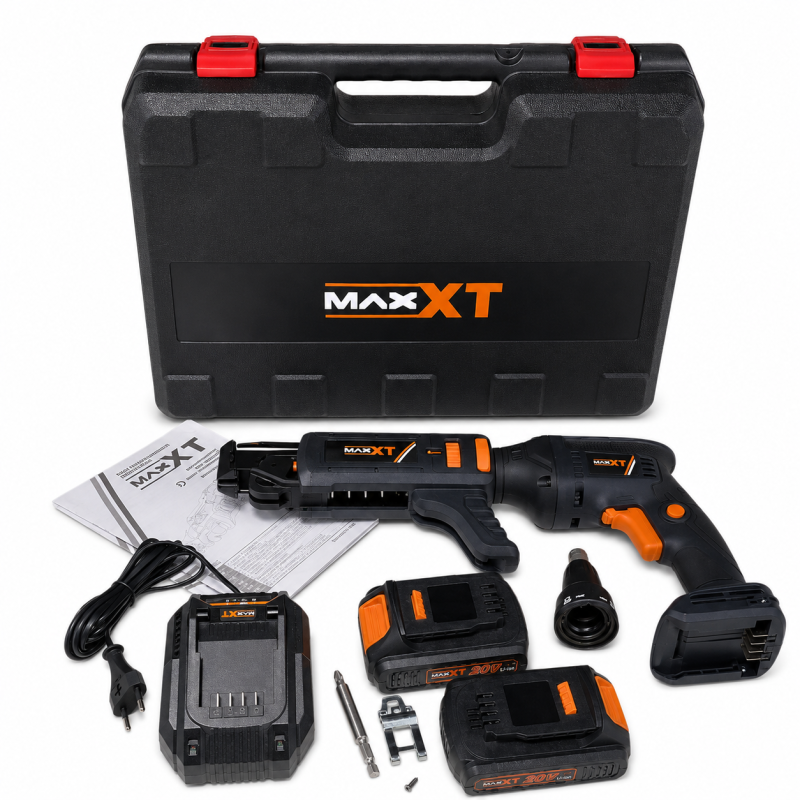 Акумуляторний шуруповерт для гіпсокартону MAXXT 2 АКБ+ЗП (MDSG20V+MCM57P)