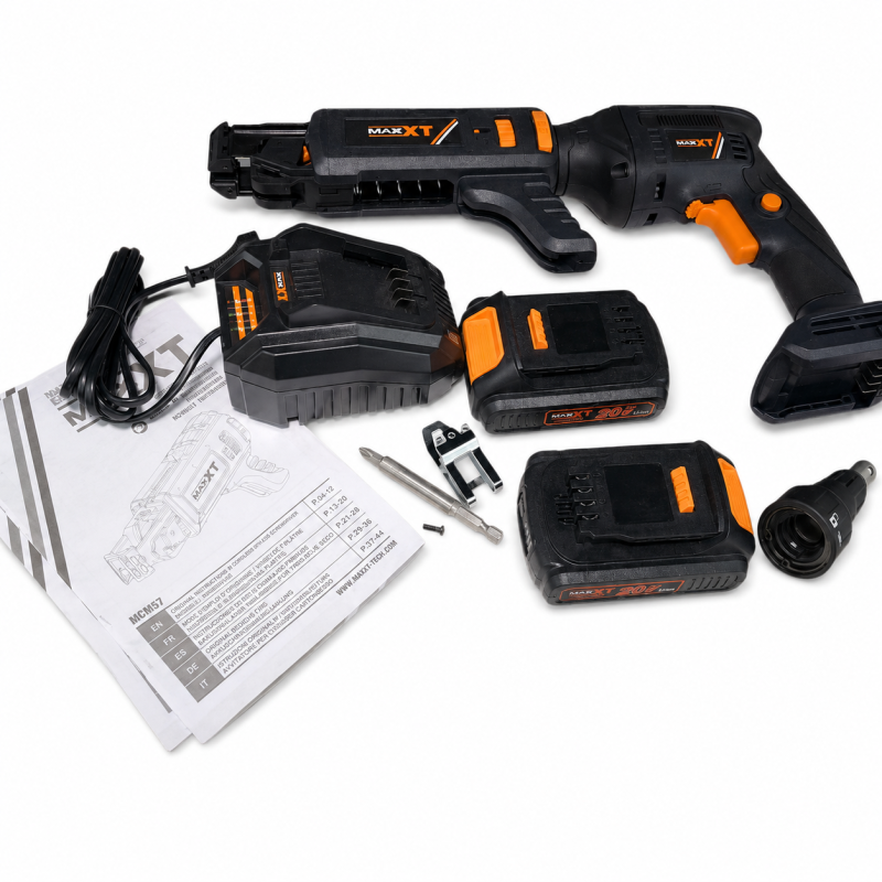 Акумуляторний шуруповерт для гіпсокартону MAXXT 2 АКБ+ЗП (MDSG20V+MCM57P)