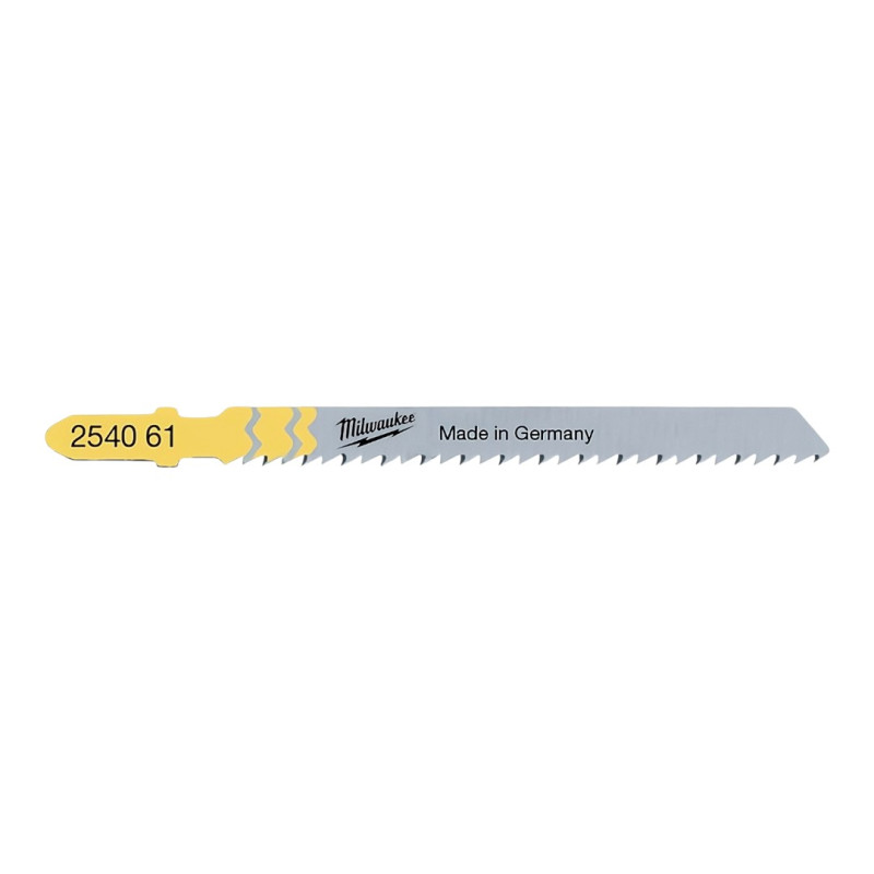 Полотна для лобзиков T101B MILWAUKEE, 75х2,5мм, (5шт), (дерево, чистий рез) (4932254061)