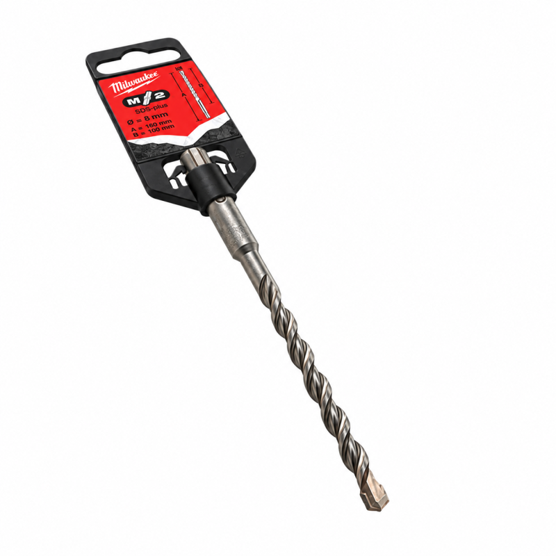 Бур SDS-PLUS M2 MILWAUKEE, Ø 8мм 160/100 мм (4932307071)