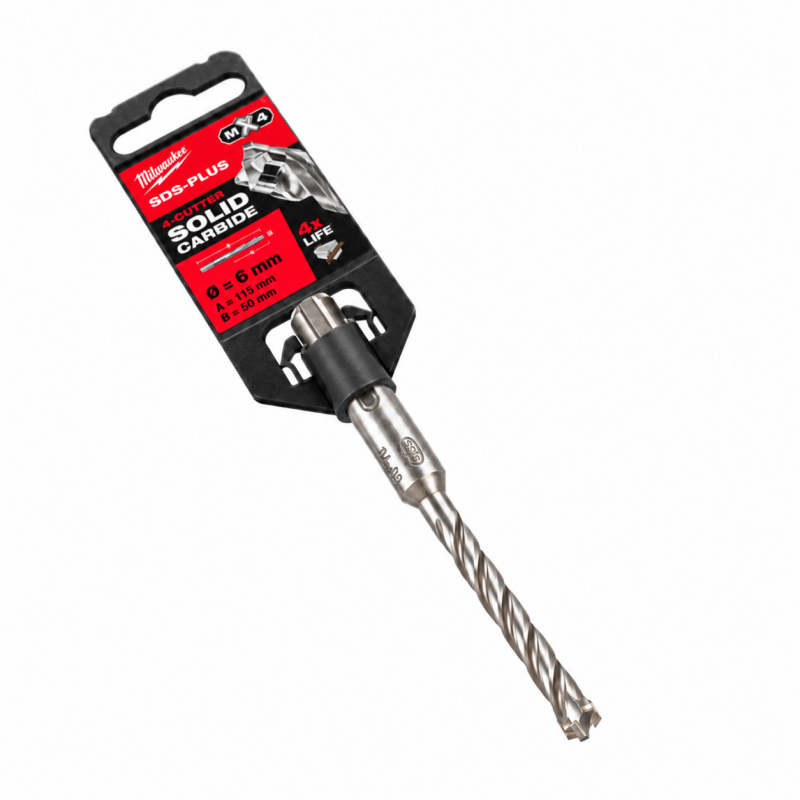 Бур SDS-PLUS MX4 MILWAUKEE, Ø 6 мм 115/50 мм (4932352011)