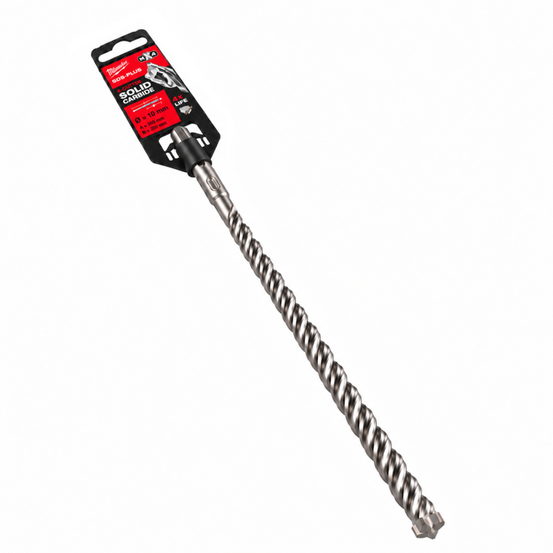 Бур SDS-PLUS MX4 MILWAUKEE, Ø 10 мм 265/200 мм (4932352028)