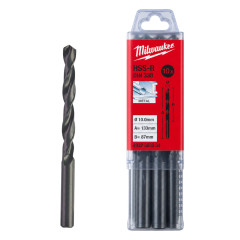 Свердла по металу MILWAUKEE HSS-R, DIN338, Ø10,0х133х87мм, (10шт) (4932363534)