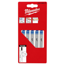 Полотна для лобзиков по металлу T318A MILWAUKEE, 105х1.0мм, (5шт) (4932399307)