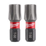 Бита MILWAUKEE SHOCKWAVE, TX50x25мм, 2шт (4932430891) – Фото №1