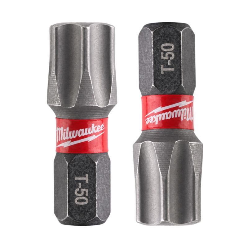 Бита MILWAUKEE SHOCKWAVE, TX50x25мм, 2шт (4932430891)