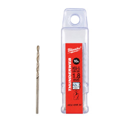 Свердла по металу MILWAUKEE THUNDERWEB HSS-G, DIN338, Ø1,8х46х22мм, (10шт) (4932459832)