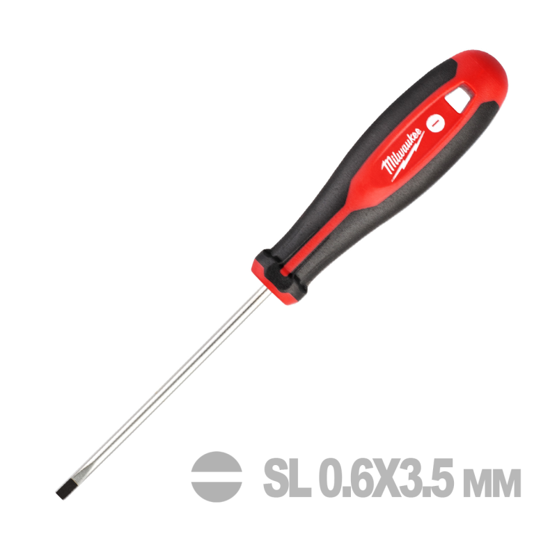 Викрутка магнітна MILWAUKEE SL 0,6x3,5x100мм (4932471777)