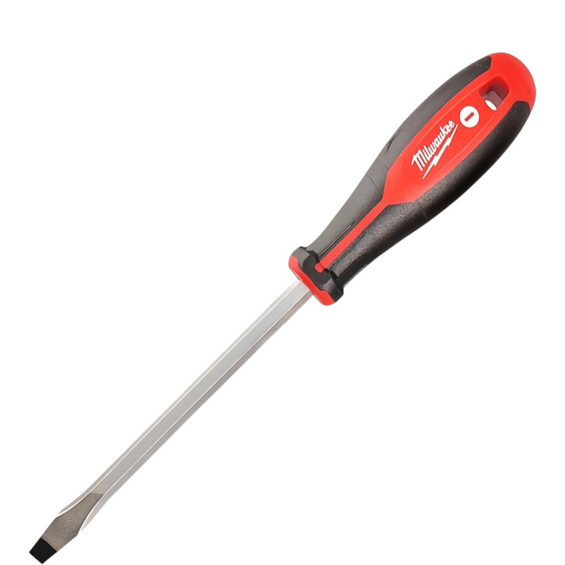 Викрутка магнітна з тригранною рукояткою MILWAUKEE, SL 1,2x8x150мм (4932471782)