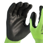 Рукавиці робочі сигнальні MILWAUKEE Hi-Vis, захист від порізів 3/C, розмір 8/M (4932478131) – Фото №3
