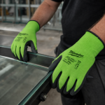 Рукавички робочі сигнальні Milwaukee Hi-Vis 11/XXL із захистом від порізів 3/C (4932478134) – Фото №3