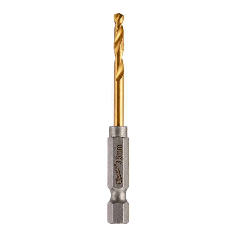 Сверла по металлу MILWAUKEE RedHEX HSS-TiN, Ø3,5х69х25мм, (10шт) (4932478177)