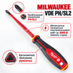 Викрутка MILWAUKEE VDE PH/SL2 100мм (4932478734) – Фото №4