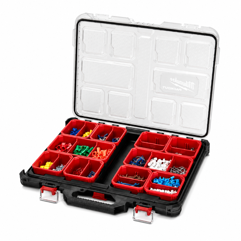 Ящик для інструментів на колесах НАБІР No2 — 3 шт MILWAUKEE PACKOUT (4932479957)