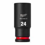 Головка SHOCKWAVE 1/2" SKT MILWAUKEE удлинённая, 24мм (4932480342) – Фото №1