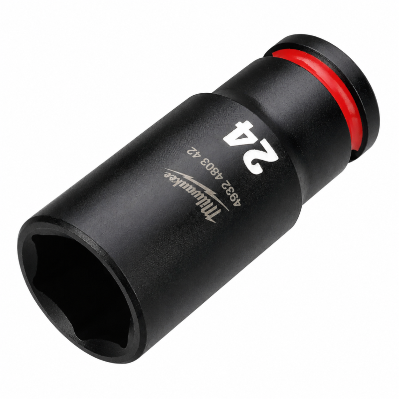 Головка SHOCKWAVE 1/2" SKT MILWAUKEE удлинённая, 24мм (4932480342)