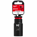Головка SHOCKWAVE 1/2" SKT MILWAUKEE удлинённая, 24мм (4932480342) – Фото №3