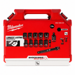 Набір ударних головок ShW 1/2'' SKT MILWAUKEE, (10,12,13,14,15,17,19,21,22, 24мм) (13шт) (4932480456) – Фото №2