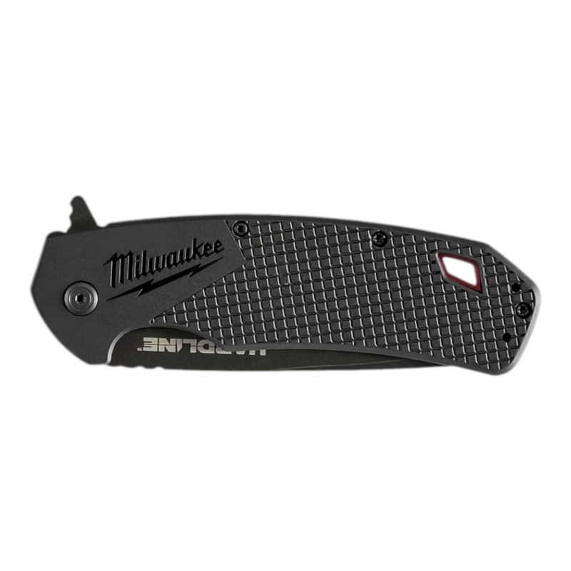 Нож складной  HARDLINE Smooth MILWAUKEE с лезвием 89мм (4932492453)