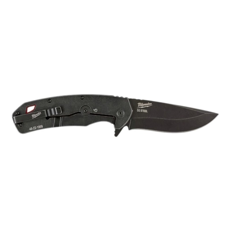 Нож складной  HARDLINE Smooth MILWAUKEE с лезвием 89мм (4932492453)