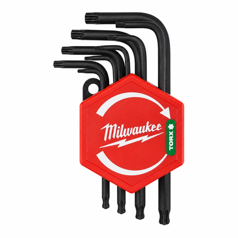 Набор ключей Г-образних Torx Compact MILWAUKEE 9шт (4932492703)