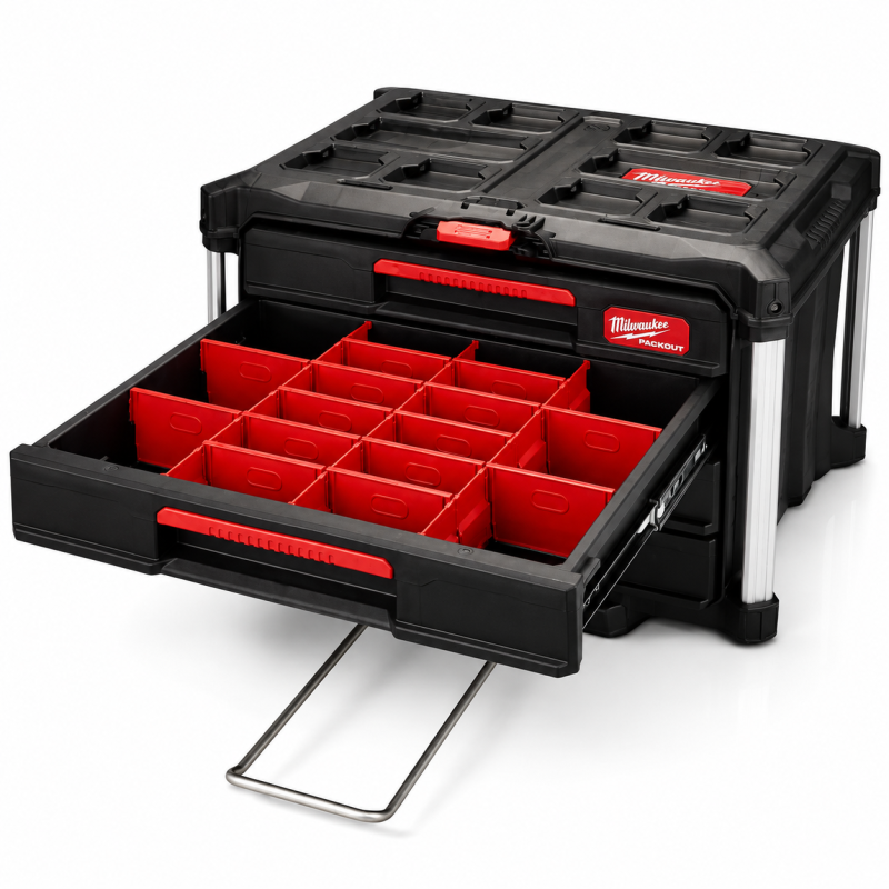 Ящик для инструментов Milwaukee Packout с 4 ящиками (4932493189)
