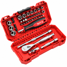 Набір інструментів MILWAUKEE 1/4" 38 шт в кейсі (4932498381)