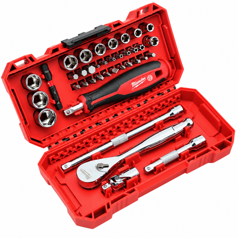 Набор инструментов MILWAUKEE 1/4" 38 шт в кейсе (4932498381)