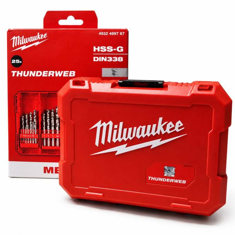 Набор сверл по металлу THUNDERWEB™ HSS-G MILWAUKEE 1-13 мм 25шт (4932499767)