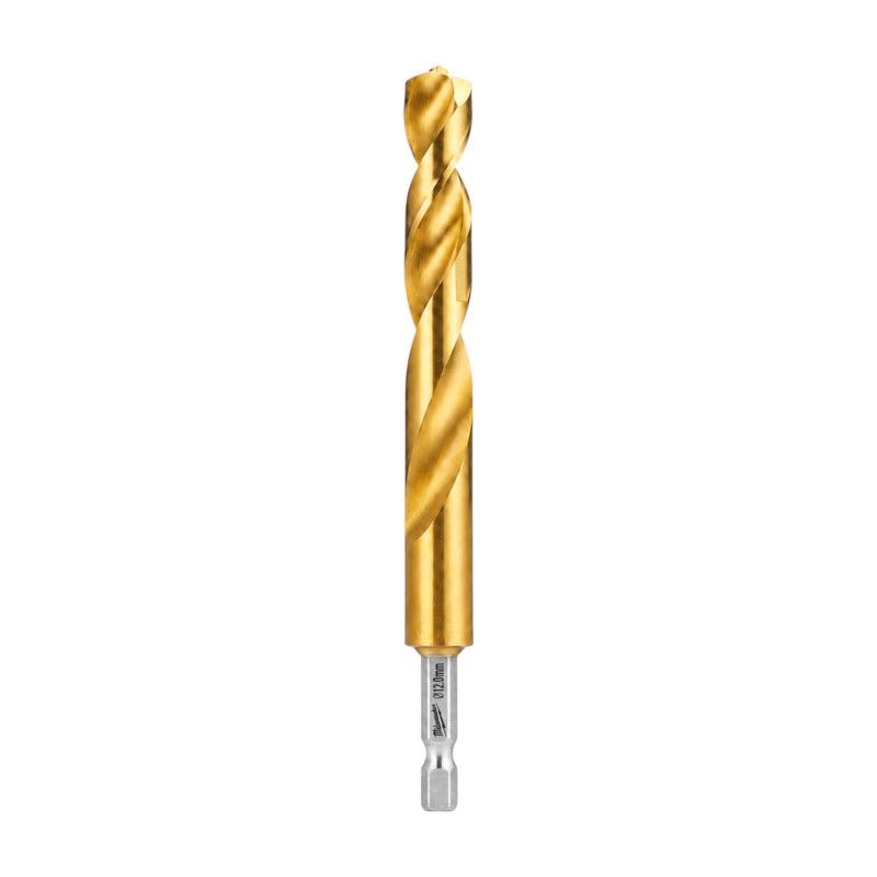 Сверла по металлу MILWAUKEE RedHEX SHOCKWAVE™ HSS-TiN, Ø12,0х127х82мм, (5шт) (4932500417)