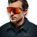 Защитные очки MILWAUKEE ENHANCED с покрытием AS/AF (красные зеркальные) (4932500723) – Фото №5