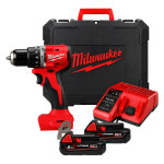 Аккумуляторная бесщёточная дрель-шуруповёрт MILWAUKEE M18 BLPDRC-202C, 2 АКБ+ЗУ, в кейсе (4933492822) – Фото №2